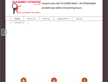 Tablet Screenshot of gulshanfinance.com